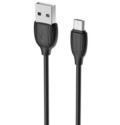 Usb Кабель-зарядка Micro Borofone BX19 Benefit 1.3A 1м силиконовый черный