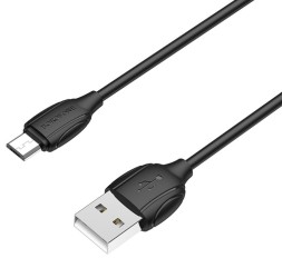 Usb Кабель-зарядка Micro Borofone BX19 Benefit 1.3A 1м силиконовый черный