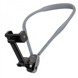 Держатель для телефона с зажимом Hoco K30 черно-серый