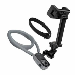 Держатель для телефона с зажимом Hoco K30 черно-серый