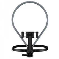 Держатель для телефона с зажимом Hoco K30 черно-серый