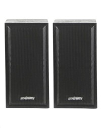 Акустическая система 2.0 SmartBuy ONE, дерево, 6 Вт, питание от USB, черная (SBA-101)/20