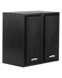 Акустическая система 2.0 SmartBuy ONE, дерево, 6 Вт, питание от USB, черная (SBA-101)/20