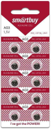 Батарейка часовая Smartbuy AG3-10B (100/2000) (SBBB-AG3-10B)