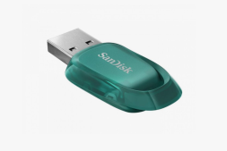 3.1 USB флеш накопитель SanDisk 64GB Ultra Eco морская волна SDCZ96-064G-G46