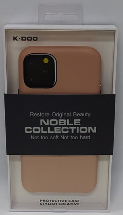 Накладка для i-Phone 11 Pro K-Doo Noble кожаная пудро