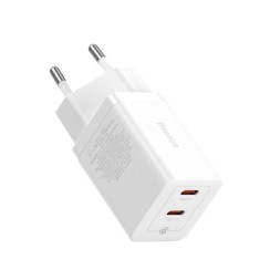 Сетевое зар. устр. Baseus GaN5 Pro Fast Charger C+C 40W CCGP180102 белое