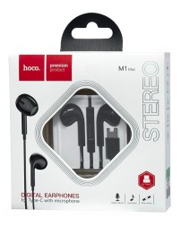 Стереонаушники Hoco M1 Max Type-C с микрофоном 1.2м черный