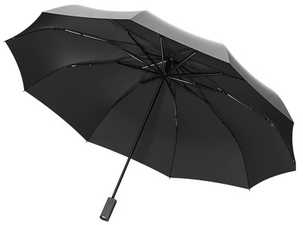  Зонт Zuodu Full Automatic Umbrella LED черный