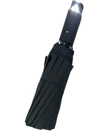  Зонт Zuodu Full Automatic Umbrella LED черный