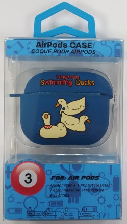  Силиконовый светящийся в темноте чехол для AirPods 3 Luxo Kaws рисунок №21