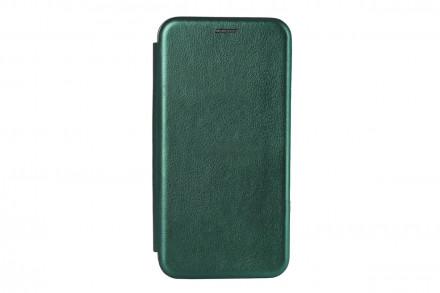 Чехол-книжка Xiaomi redmi 9 Fashion Case кожаная боковая зеленая