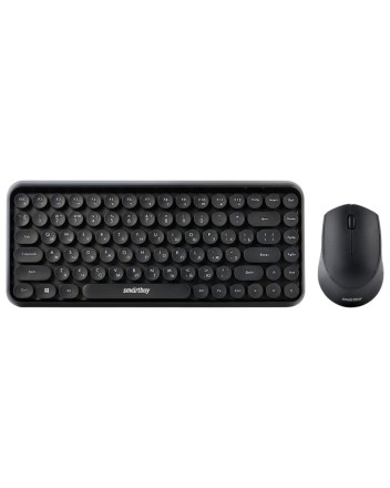  Комплект клавиатура+мышь мультимедийный Smartbuy 626376AG черный (SBC-626376AG-K)