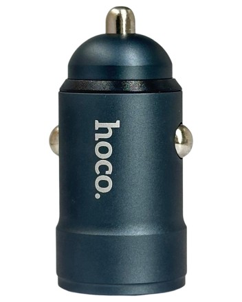  Автомобильное заряд. устр. Hoco Z57 USB-C 30W QC3.0 темно-серый