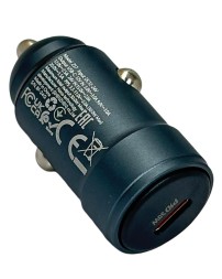 Автомобильное заряд. устр. Hoco Z57 USB-C 30W QC3.0 темно-серый
