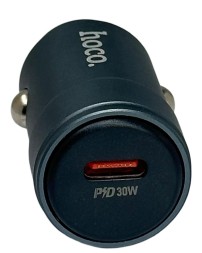 Автомобильное заряд. устр. Hoco Z57 USB-C 30W QC3.0 темно-серый