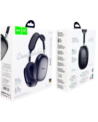 Стереонаушники Bluetooth полноразмерные Hoco W55 Plus ANC BT5.4/ANC/65ч серые