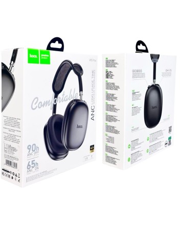  Стереонаушники Bluetooth полноразмерные Hoco W55 Plus ANC BT5.4/ANC/65ч серые