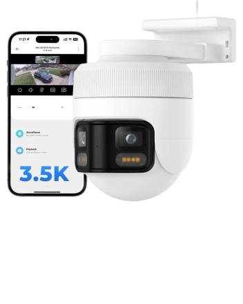  IP-камера Imilab EC6 Panorama Outdoor 3.5K WiFi Plug-in Spotlight Camera белая