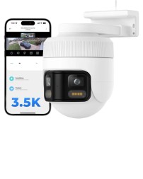 IP-камера Imilab EC6 Panorama Outdoor 3.5K WiFi Plug-in Spotlight Camera белая