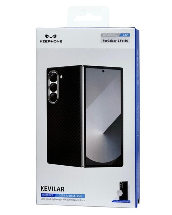  Накладка для Samsung Galaxy Z Fold 6 Keephone Kevilar MagSnap черный