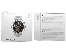 Смарт-часы Hoco Y20 Smart Watch серебристые