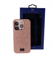 Накладка для i-Phone 14 Pro 6.1&quot; Swarovski розовый