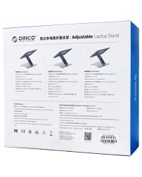 Охлаждающая подставка c USB-хабом для ноутбука Orico LST-2AS 1xUSB2.0/1xUSB3.0/SD серебристая