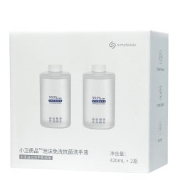 Сменные блоки с дезинфицирующим средством для автоматического дозатора Simpleway Foaming 2шт белые