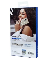 Накладка для Samsung Galaxy S25 Ultra Keephone X-Crystal MagSnap прозрачный