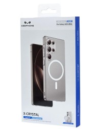 Накладка для Samsung Galaxy S25 Ultra Keephone X-Crystal MagSnap прозрачный