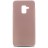  Накладка для Samsung Galaxy A7 (2018)/A8 Plus Silicone cover пудро