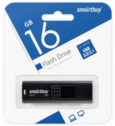 3.0 USB флеш накопитель Smartbuy 16GB Fashion Black (SB016GB3FSK)