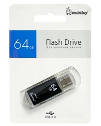 3.0 USB флеш накопитель Smartbuy 64GB V-Cut Black (SB64GBVC-K3)