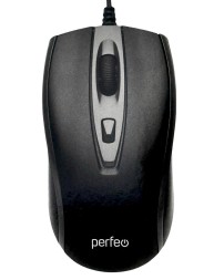 Perfeo мышь оптическая &quot;PROFIL&quot;, 4 кн, USB, чёрная