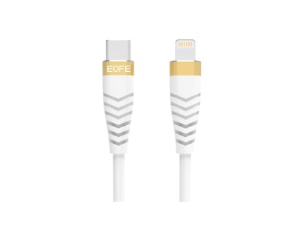  Usb Кабель-зарядка Type-C на Lightning EOFE CL51 3A 1м белый