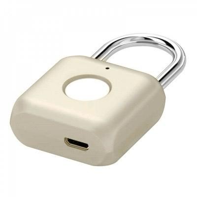  Замок со сканером отпечатков пальцев Xiaomi Uodi Smart Fingerprint lock padlock kitty золотой