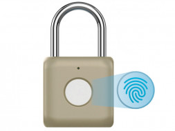 Замок со сканером отпечатков пальцев Xiaomi Uodi Smart Fingerprint lock padlock kitty золотой