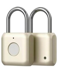 Замок со сканером отпечатков пальцев Xiaomi Uodi Smart Fingerprint lock padlock kitty золотой