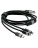  Usb Кабель-зарядка Micro/Lightning/Type-C Baseus Star Speed 1.2м (CAXS000001) чёрный