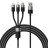  Usb Кабель-зарядка Micro/Lightning/Type-C Baseus Star Speed 1.2м (CAXS000001) чёрный