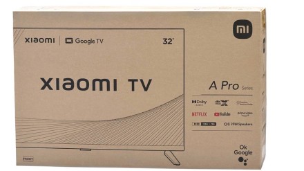  Телевизор Xiaomi Mi TV A Pro 32 2025 HD RU (HD 1366x768, Smart TV, Google TV) черный