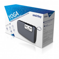Акустическая система Smartbuy YOGA, 5Вт, Bluetooth, MP3, FM-радио, черная (арт.SBS-5050)/100