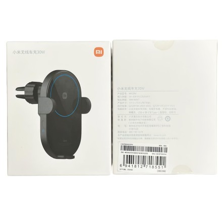  Держатель с беспроводной зарядкой Xiaomi Wireless Car Charger 30W BHR7063CN/W03ZM черный