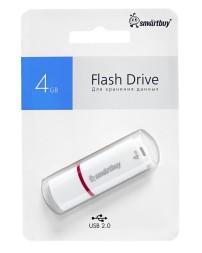 USB флеш накопитель Smartbuy 4GB Crown White (SB4GBCRW-W)
