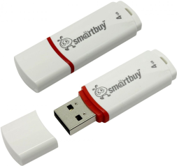 USB флеш накопитель Smartbuy 4GB Crown White (SB4GBCRW-W)