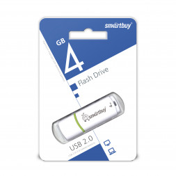 USB флеш накопитель Smartbuy 4GB Crown White (SB4GBCRW-W)