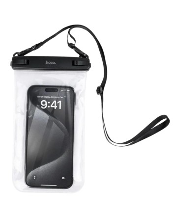  Водонепроницаемый чехол для телефона Hoco HX52 размером до 7,2&quot; чёрный