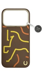 Накладка для i-Phone 17 Pro Airity Aramid Fiber Bein the lead Magsafe лошадь коричневый