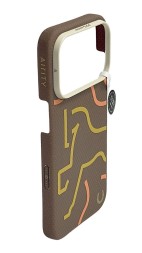 Накладка для i-Phone 17 Pro Airity Aramid Fiber Bein the lead Magsafe лошадь коричневый